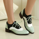 Benedita Bright Block Oxford Brogues