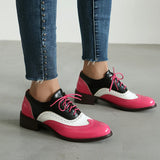 Benedita Bright Block Oxford Brogues