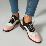 Benedita Bright Block Oxford Brogues