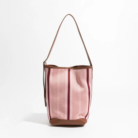 Bohemi Striped Bucket Shoulder Bag watereverysunday