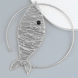 Bohemian Fish Pendant Choker Necklaces - 2 Colors watereverysunday