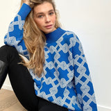 Bonnie Graphic Print Sweaters - 4 Colors watereverysunday
