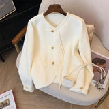 Briana Cheongsam Knots Sweater Cardigan