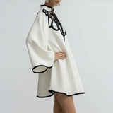 Brielle Sculptural Trim Mini Dress