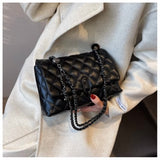 Brigit Quilted Leather-Look Shoulder Bag