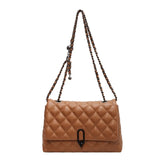 Brigit Quilted Leather-Look Shoulder Bag