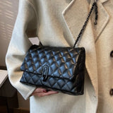 Brigit Quilted Leather-Look Shoulder Bag