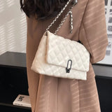 Brigit Quilted Leather-Look Shoulder Bag