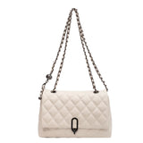 Brigit Quilted Leather-Look Shoulder Bag