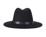 Brixton Style Wide Brim Wool Fedora Hats watereverysunday