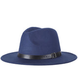 Brixton Style Wide Brim Wool Fedora Hats watereverysunday
