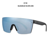 Michelle Reflective Visor Shield Sunglasses