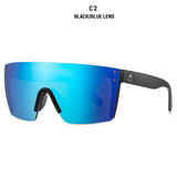 Michelle Reflective Visor Shield Sunglasses