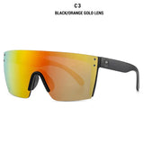 Michelle Reflective Visor Shield Sunglasses
