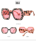 Tomei Rhinestone Square Sunglasses