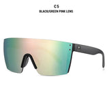 Michelle Reflective Visor Shield Sunglasses