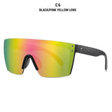 Michelle Reflective Visor Shield Sunglasses