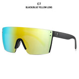 Michelle Reflective Visor Shield Sunglasses