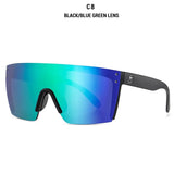 Michelle Reflective Visor Shield Sunglasses