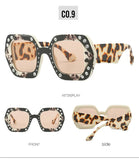 Tomei Rhinestone Square Sunglasses