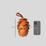 Calla Pinecone Mini Wrist Clutch Bag