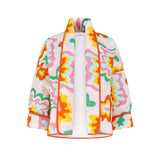 Calypso Printed Quilted Padded Parka Jacket - 2 Patterns watereverysunday
