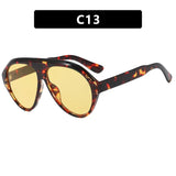 Cara Retro Oval Sunglasses