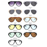 Cara Retro Oval Sunglasses