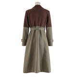 Caren Two Tone  Color-Block Trench Coats