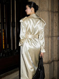 Caroline Satin Trench Coat