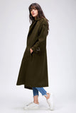Casey Double Breasted Cotton Wool Trench Coat watereverysunday