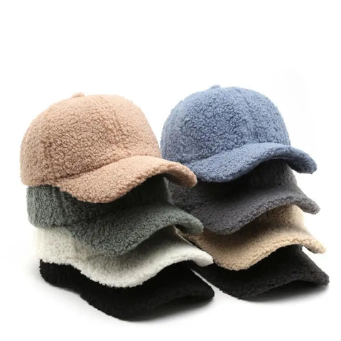 Casey Faux Lambswool Baseball Hat