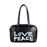 Casual LOVE PEACE Bowling Bag watereverysunday
