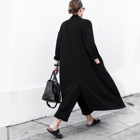 Casual Trench Duster Coat watereverysunday