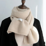Casual Solid Color Cashmere Scarves