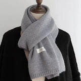 Casual Solid Color Cashmere Scarves