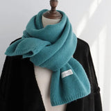 Casual Solid Color Cashmere Scarves
