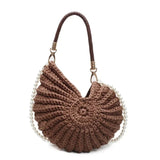 Cecille Conch Crochet Bag - Classic