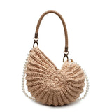 Cecille Conch Crochet Bag - Classic
