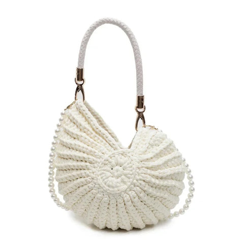 Cecille Conch Crochet Bag - Classic