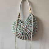 Cecille Conch Crochet Bag - Mosaic