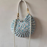 Cecille Conch Crochet Bag - Mosaic