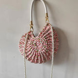 Cecille Conch Crochet Bag - Mosaic