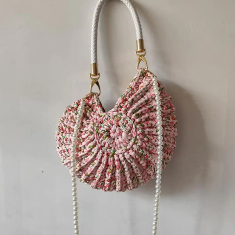 Cecille Conch Crochet Bag - Mosaic