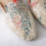 Celeste Coral Reef Sequin Mule Slippers - 2 Colors watereverysunday