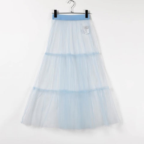 Celestine Layered Tulle Maxi Skirt