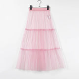 Celestine Layered Tulle Maxi Skirt