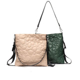 Cezi Luxe Floral Quilted Handbags watereverysunday