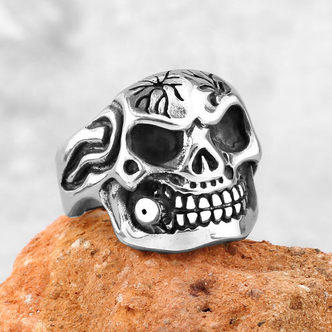 tobacco ring No Smoking (.925 Sterling Silver) Kuyashii Jewelry this ring guarantees long A cigarette ring that evolved