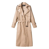 Clara Faux Leather Trench Coat watereverysunday